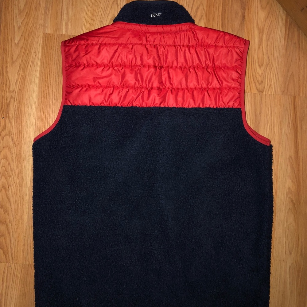 Vineyard Vines Sleeveless Zip Sweater - Picture 2 of 2
